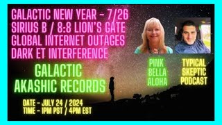 Galactic New Year Sirius B Dark ETs Internet Outages Readings  Pink Bella Aloha TSP 1376 [upl. by Merete]