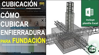 🚧CUBICACIÓN de enfierradura para FUNDACIÓN [upl. by Pittman]