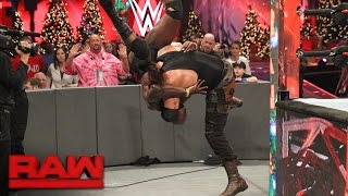 Braun Strowman lays waste to Sin Cara and Titus ONeil Raw Dec 19 2016 [upl. by Clellan]