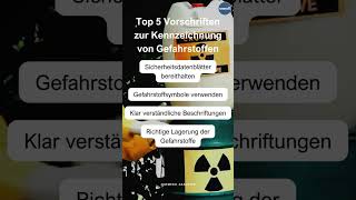 Top 5 Vorschriften zur Kennzeichnung von Gefahrstoffen ⚠️ Gefahrstoffe Kennzeichnung [upl. by Elocyn795]