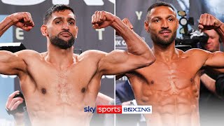 WEIGHIN Amir Khan vs Kell Brook 👊🏻💥 [upl. by Charmian]