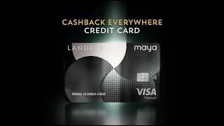 Get your Cashback Everywhere Credit Card by Maya today [upl. by Patrick193]