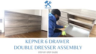 ArciTech drawer system assembly installation and adjustment of drawers [upl. by Larimor374]