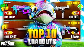 TOP 10 BROKEN META Loadouts in Warzone [upl. by Annahsar]