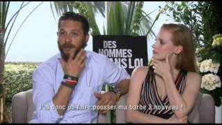 Tom Hardy amp Jessica Chastain talk about Lawless [upl. by Eelrefinnej]