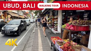 Explore Ubud Bali Today 🇮🇩 Downtown Walking tour  Bali Indonesia 2024 4K [upl. by Handy]