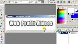 Outlining Text with Paint Shop Pro [upl. by Nazay]