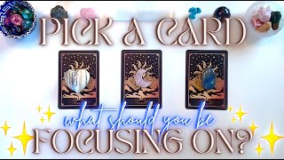 Advice From Your SPIRIT GUIDES 🏆🌈 What Should You Focus on Right Now ✨ Pick a Card Tarot Reading [upl. by Anaitsirk]