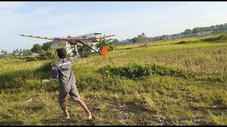 Review Terbang Glider F5J Bisa Terbang 12 Jam Woww [upl. by Ehsiom]