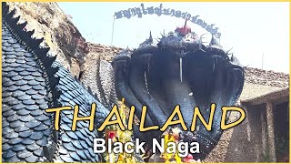 Thailand  black Naga  Ubon Ratchathani  Exploring the Mystical Phu Yod Ruay Temple [upl. by Honna672]