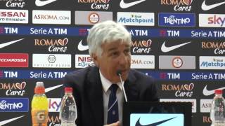 Gasperini non risponde a un giornalista “Voleva pubblicare una bufala” [upl. by Smada]