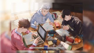 study sessions with Bokuto Kuroo and Oikawa playlist [upl. by Rramaj]