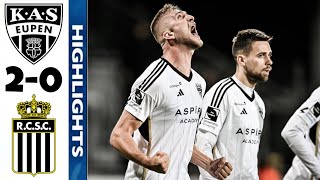 KAS Eupen vs Sporting Charleroi 20 Highlights  Jupiler Pro League 2023 [upl. by Oicnedurp]