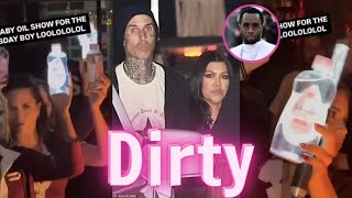 Kourtney Kardashian embarrassed for imitating Diddy at Travis Barkers son Landons birthday party [upl. by Olag633]