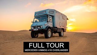 Vehicle Tour  Freedom Mog Vintage Mercedes Unimog [upl. by Dranyam87]