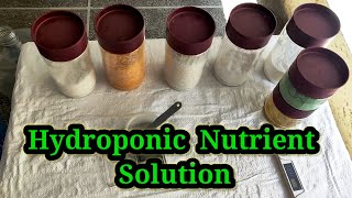 How to prepare Hydroponic Nutrients for Longer Use [upl. by Hullda]