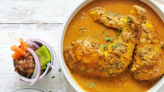 Recette  Cuisse de poulet au curry [upl. by Lahcim704]