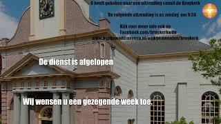 Middagdienst 21 januari 2024 1700  Brugkerk  ds K Timmerman  Schoonhoven [upl. by Gibson]