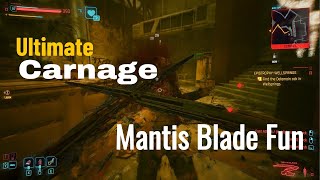 Mantis Blade Brutal Combat  Cyberpunk 2077 20  Phantom Liberty  Build included Very Hard [upl. by Jamie]