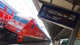 IC mit Fahrplan in Rostock Hbf IC2319 FrankfurtMainHbf [upl. by Iruy]