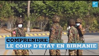 Trois minutes pour comprendre le coup dÉtat en Birmanie [upl. by Hall]