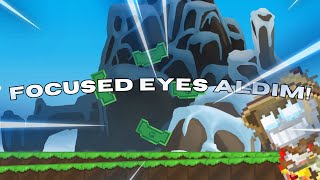 7 yılın sonunda focused eyes aldım  Growtopia Türkçe [upl. by Aicnelav]