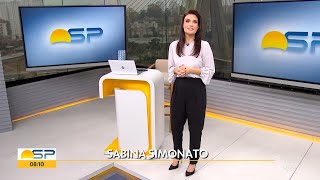 HD Bom Dia São Paulo com apresentação de Sabina Simonato  30072024  TV Globo São Paulo [upl. by Oliver]