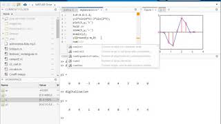 Clase 11 Digitalización de una señal en Matlab [upl. by Ahsenauq903]