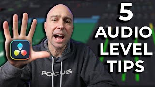 5 Ways to ADJUST Audio Levels in DaVinci Resolve  Quick Tip Tuesday [upl. by Nalad]