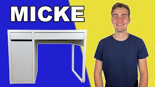 Step By Step  MICKE Desk IKEA Tutorial [upl. by Leva610]