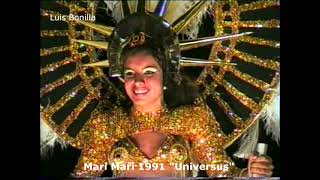 Carnaval Gualeguaychú 1991 circuito Avda Rocamora comparsa Marí Marí tema quotUniversusquot [upl. by Eilla]