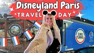 DISNEYLAND PARIS TRAVEL DAY🧳  Driving to France 🚘  Davy Crockett Ranch 🤠 [upl. by Annoyt]