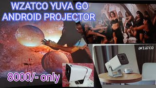 WZATCO YUVA GO PROJECTOR complete review [upl. by Nwahser]