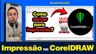 Impressão no CorelDraw  Como salvar panfleto para impressão no CorelDraw coreldraw impressao [upl. by Tloh852]