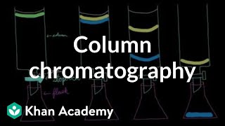 Column chromatography  Chemical processes  MCAT  Khan Academy [upl. by Frank351]