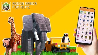 Addon Maker for Minecraft Pe Introduce  Create your own MCPE addons [upl. by Florella]