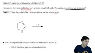 Basicity of Aromatic Heterocycles Do all lone pairs react equally [upl. by Warchaw]