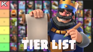 TIER LIST di TUTTE LE CARTE  EVOLUZIONI NOVEMBRE 2023 CLASH ROYALE ITA [upl. by Ettenaej328]