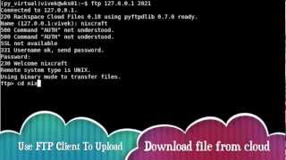 Upload Files To Rackspace Cloud Files Storage Using FTP Client [upl. by Adranoel]