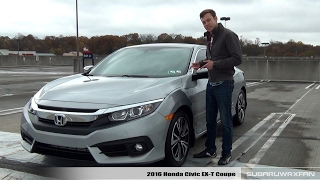 Review 2016 Honda Civic EXT Coupe [upl. by Nangem]