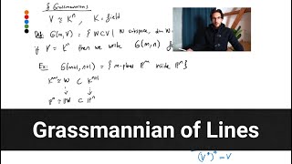 Grassmannian of Lines  Lecture 621 in Computational Algebraic Geometry [upl. by Notyad]