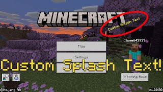 How To Summon SplashBlocks Commands Minecraft 1171 [upl. by Essyle]