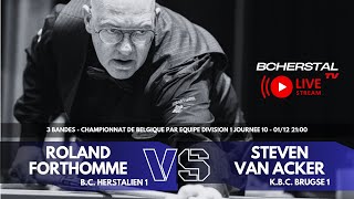 INTM  HERSTAL 1 Vs BRUGSE 1  FORTHOMME Roland Vs VAN ACKER Steven [upl. by Annez157]