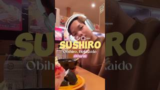 sushiro obihiro part 2 sushi sushiro hokkaido japan traveling food [upl. by Judah820]