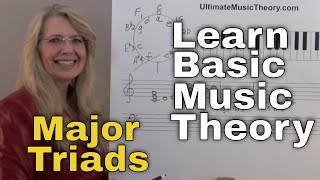 Major Triads  Music Theory Lesson 7  UltimateMusicTheorycom [upl. by Ardnikat]