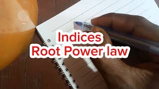 Indices  Root Power Law [upl. by Beane]