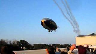 Goodyear blimp arrives at Spruce Creek FlyIn [upl. by Berger]