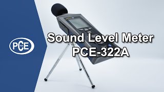 Sound Level Meter PCE322A [upl. by Zadack]