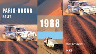 ParisDakar Rally 1988  Vatanen and the stolen Peugeot 405 [upl. by Adina]