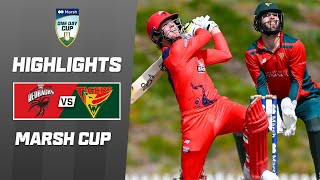 South Australia v Tasmania  Marsh OneDay Cup 202324 [upl. by Acinnod]